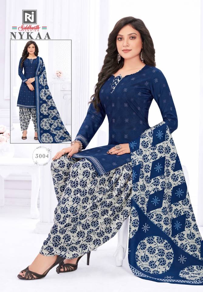 Siddharth Nykaa 3 Printed Cotton Casual Daily Wear Dress Material Collection